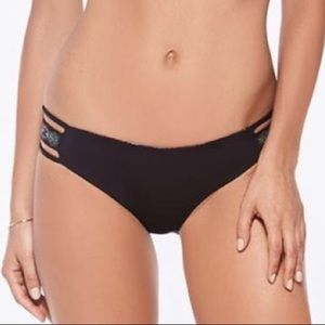 Black reversible bikini bottoms - classic